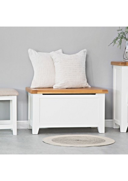 Frame Masif Tablalı Ahşap Sandık