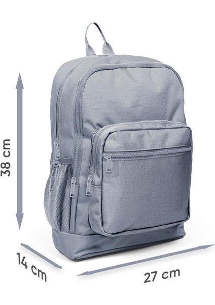 Kids Su Geçirmez Ortopedik Okul Sırt Çantası 14.4 Litre Turkuaz-Mor Geçişli, İlkokul ve Ortaokul Çocukları İçin fırsatları