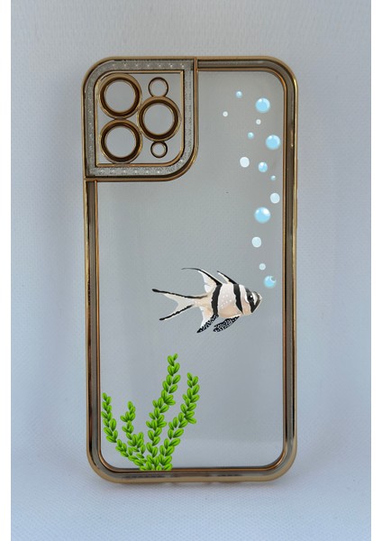 iPhone 13 Pro Max Kardinal Balığı Tasarımlı Telefon Kılıfı