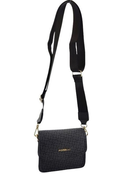 4A48 Günlül Çapraz Kadın Çanta-Siyah