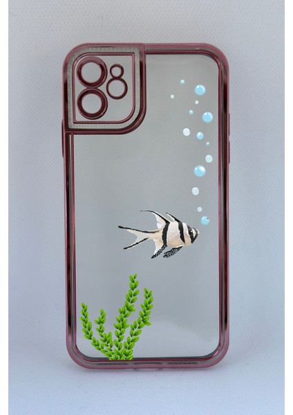 iPhone 11 Kardinal Balığı Tasarımlı Telefon Kılıfı