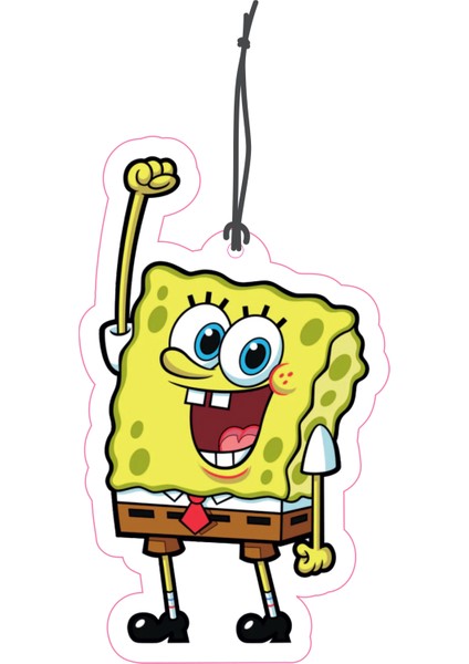 Bymeyla Süngerbob Tasarımlı Dekoratif Oto Kokusu ve Oto Aksesuarı