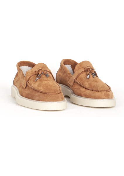 2502 Süet Deri Kadın Loafer