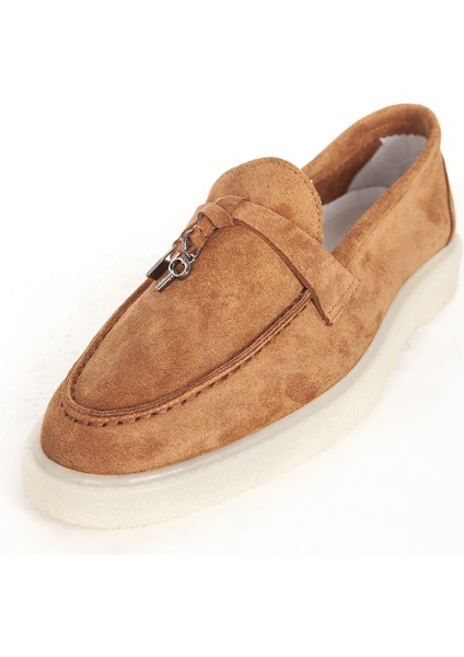 2502 Süet Deri Kadın Loafer