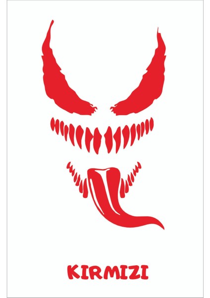 Venom Sticker Araba, Motorsiklet, Kask, Laptop, Cam Sticker 20X10 cm