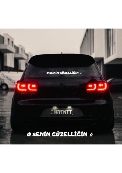 O Senin Güzelliğin :) Araba Yazısı