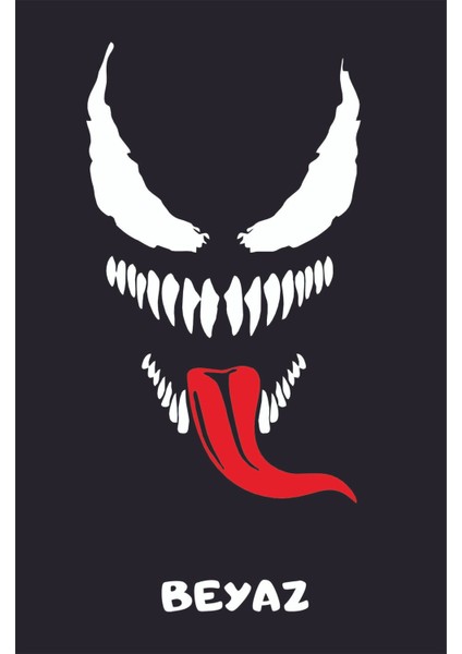 Venom Sticker Araba, Motorsiklet, Kask, Laptop, Cam Sticker 20X10 cm