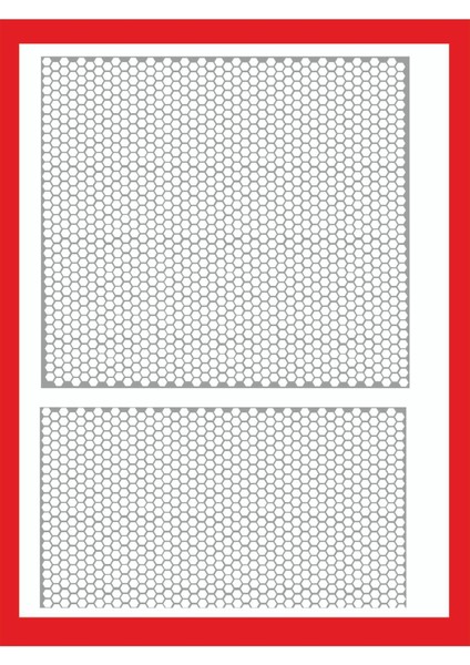 Mini Petek Kaplama Fiorino Arka Çamurluk Için 2 Parça 80*73CM - 80*44CM