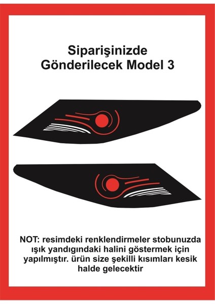 Accent Blue Stop Kaplama LED Görünümlü Folyo Kaplama - Stop Kaplama Yeni Uyumlu
