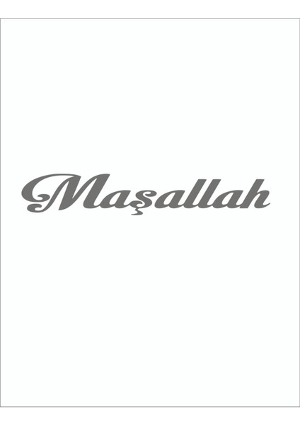 Maşallah Oto Sticker 33X6 cm