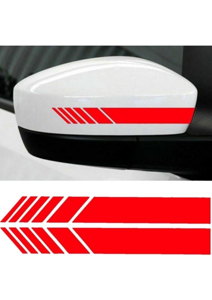 Araba Aynası Için Şerit Sticker - Oto Sticker - Araba Sticker - 20CM x 3 cm