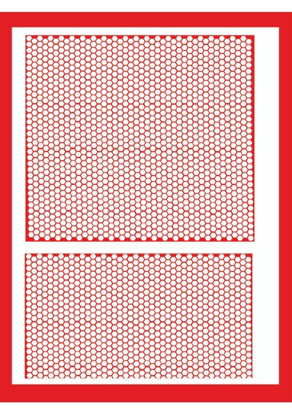 Mini Petek Kaplama Fiorino Arka Çamurluk Için 2 Parça 80*73CM - 80*44CM