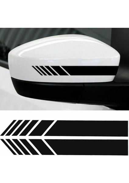 Araba Aynası Için Şerit Sticker - Oto Sticker - Araba Sticker - 20CM x 3 cm