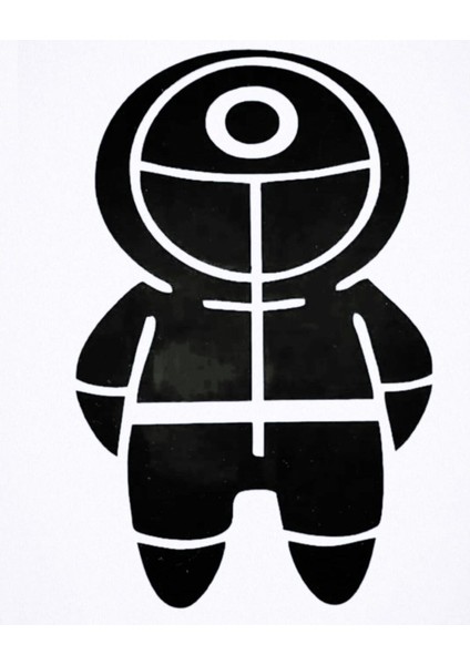 Squıd Game Oto Motor Laptop Duvar Folyo Sticker 10X15 cm