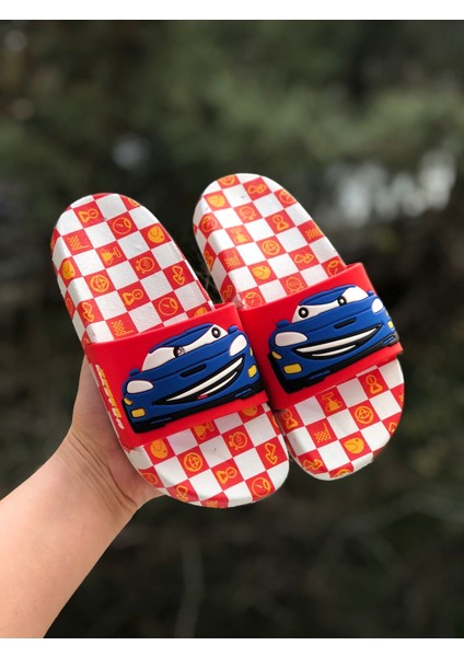 Şimşek Mcqueen Figürlü Çocuk Terliği, Kaydırmaz Taban Çocuk Terliği, Bahçe Deniz Havuz Terliği fiyatları