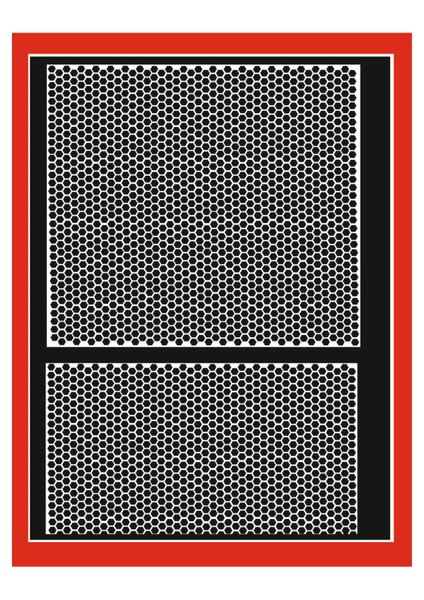 Mini Petek Kaplama Fiorino Arka Çamurluk Için 2 Parça 80*73CM - 80*44CM