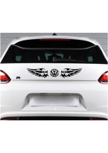 2 Adet Kanat Sticker, Araba Sticker, Ara. Oto Sticker, 8X18 Cm,