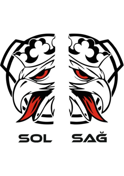Scania Sticker, 60CM x 100CM, Sağ ve Sol Takım
