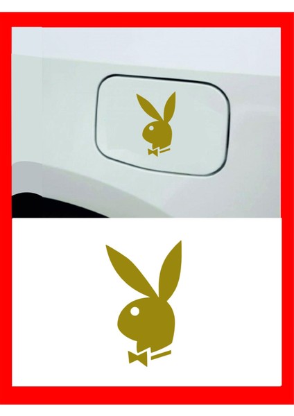 Playboy Sticker Yapıştırma - 9*15CM - Oto Sticker -Araba Sticker