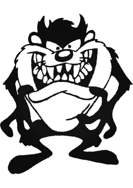 Tazmanian Devil 116 Araba Sticker