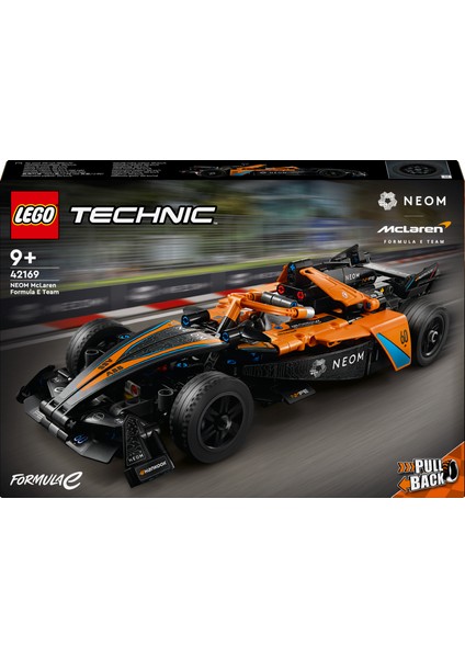 Technic Neom Mclaren Formula E Yarış Arabası 42169 - 9 Yaş ve Üzeri Çocuklar Için Koleksiyonluk Yaratıcı Yarış Arabası Model Yapım Seti (452 Parça)