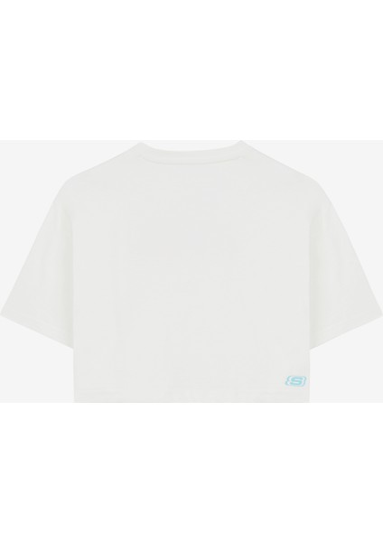 Graphic Tee G Short Sleeve Büyük Kız Çocuk Kırık Beyaz SK241040-102