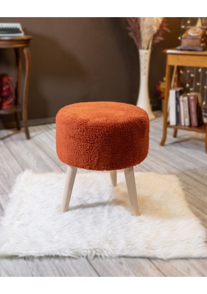 Tarçın Çay Seti Tekli Koltuk Berjer ve Puf Takımı (Salon, Balkon, Ofis) 2 Li Takım