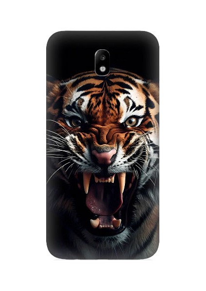 Samsung Galaxy J5 Pro Uyumlu Vahşi Kaplan Desenli Silikon Kılıf