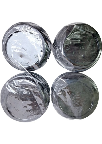 Double Wall Karton Kağıt Bardak Kraft Siyah 14 Oz 410 ml Siyah Kapaklı 40 Adet