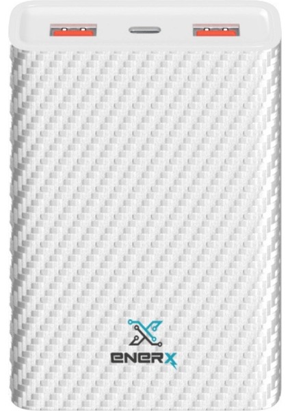 Powerbank 10000 Mah 2.1 Amper Beyaz ENR-P10C