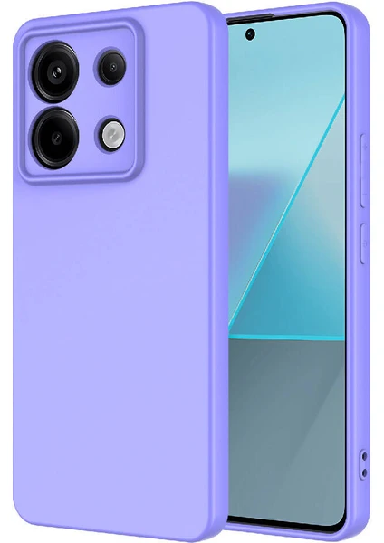 Case World Caseworld Xiaomi Redmi Note 13 Pro 5g Kapak Kamera Korumalı Içi Kadife Lansman Silikon Kılıf - Lila