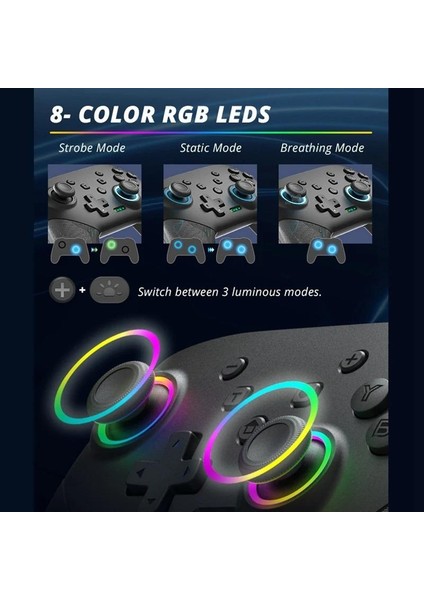 Pc OLED Lite N.switch Uyumlu Joystick Gamepad