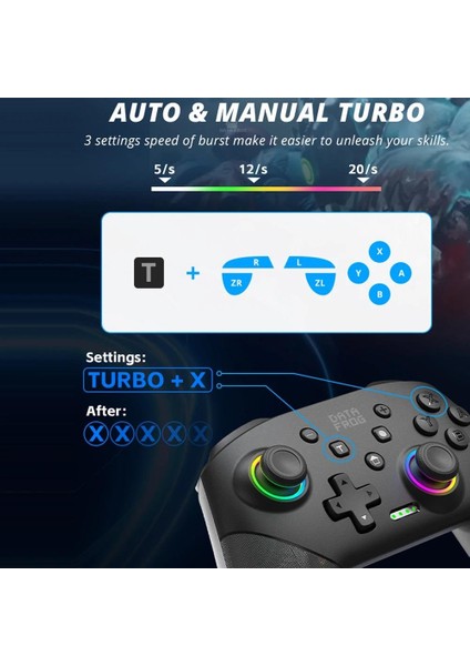 Pc OLED Lite N.switch Uyumlu Joystick Gamepad
