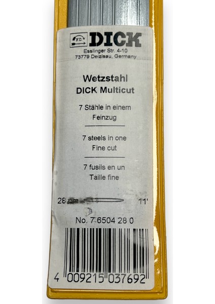 F.dick Multicut Masat Oluklu (Kanallı) Masat 7.6504.28 Orijinal Fried Dick Masat 28CM indirimleri