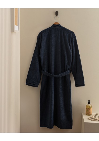 Maynor Kimono Unisex Bornoz - Lacivert