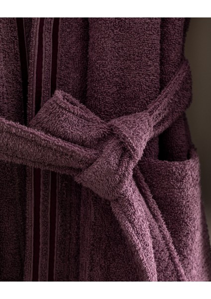Maynor Kimono Unisex Bornoz - Mürdüm