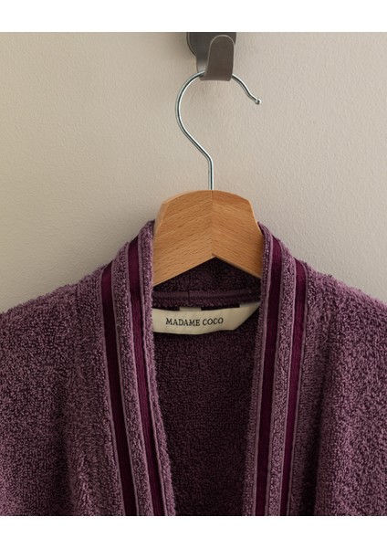 Maynor Kimono Unisex Bornoz - Mürdüm