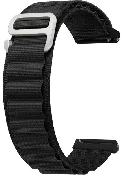 Huawei Watch Gt3 Pro 43MM Için Kancalı Kumaş Kordon Kayış - FC246