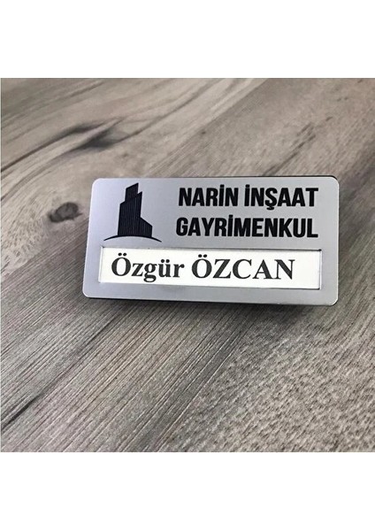 Yaka Kartı Isimlik Özel Logo Baskılı 5 Adet