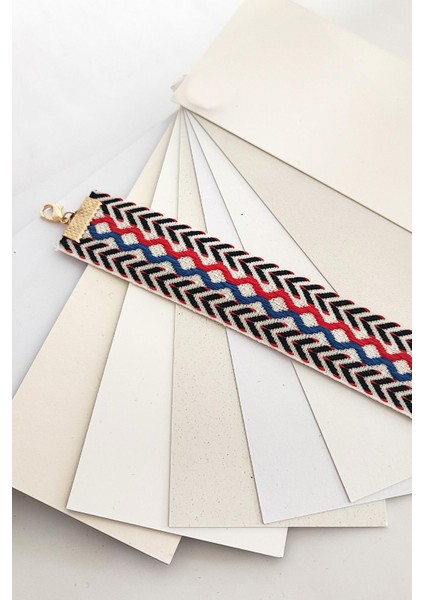 Dokuma Kumaş Tribal Bileklik modelleri