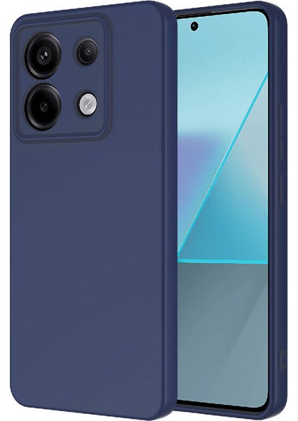 Caseworld Xiaomi Redmi Note 13 Pro 5g Kapak Kamera Korumalı Içi Kadife Lansman Silikon Kılıf - Lacivert