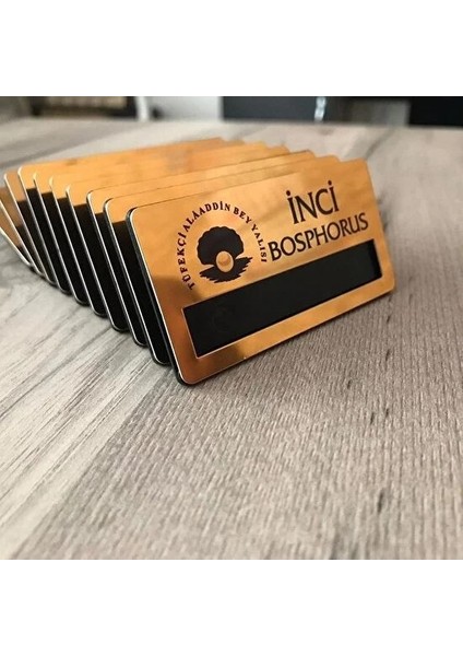 Yaka Kartı Isimlik Özel Logo Baskılı 5 Adet indirimleri