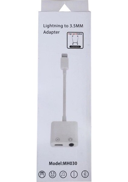 MH030 Iphone Kablo Tip Şarj ve Lıghtnıng Kulaklık Çoklayıcı (4434) fiyatları