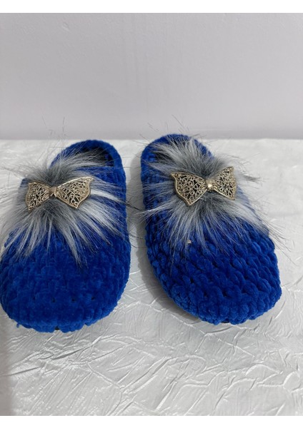 El Örgüsü Kadife Ip Ev Terliği fiyatları