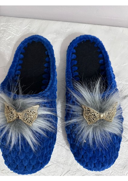 El Örgüsü Kadife Ip Ev Terliği fırsatları