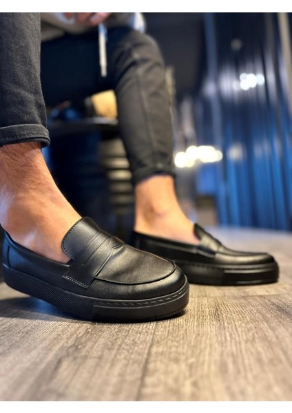 Knack Günlük Klasik Ayakkabı 400 Siyah (Siyah Taban) fırsatları