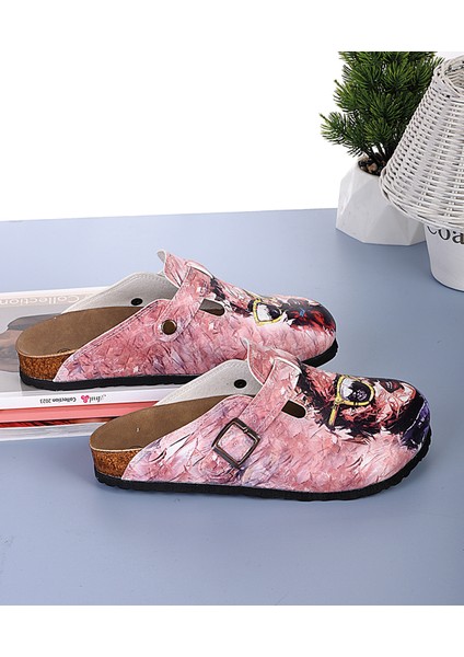 8052 Asi Kadın Desenli Sabo Terlik fiyatları