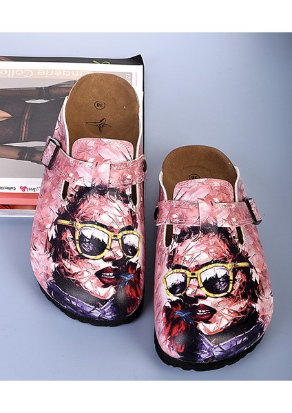 8052 Asi Kadın Desenli Sabo Terlik fırsatları