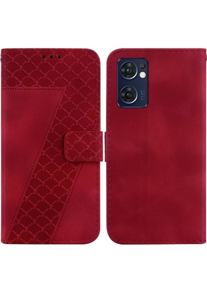 Oppo Bulmak Için X5 Lite Kabartmalı Desen Kart Yuvası Fonksiyonu Pu Telefon Kılıfı (Yurt Dışından)