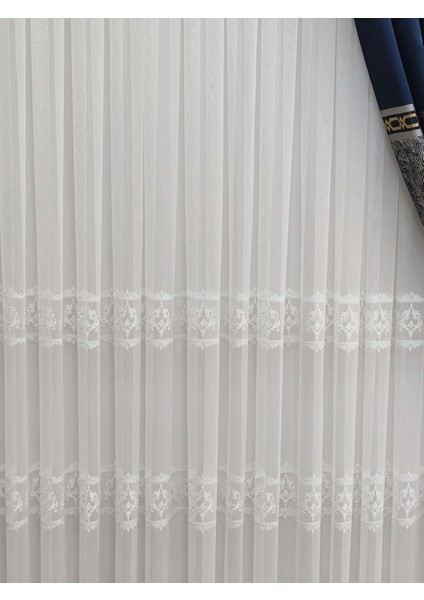Keten Titi Zemin Üzeri Sedef Beyaz Işlemeli 1-3 Sık Pile Salon Tül Perde,uzun Ömürlü Tül Perde fiyatları